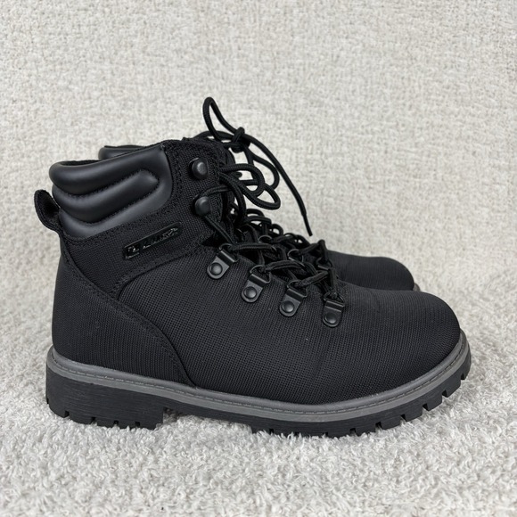 Lugz Shoes - Lugz Boots Womens 6.5 Black Grotto Lace‎ Up Casual Chunky Thick Sole